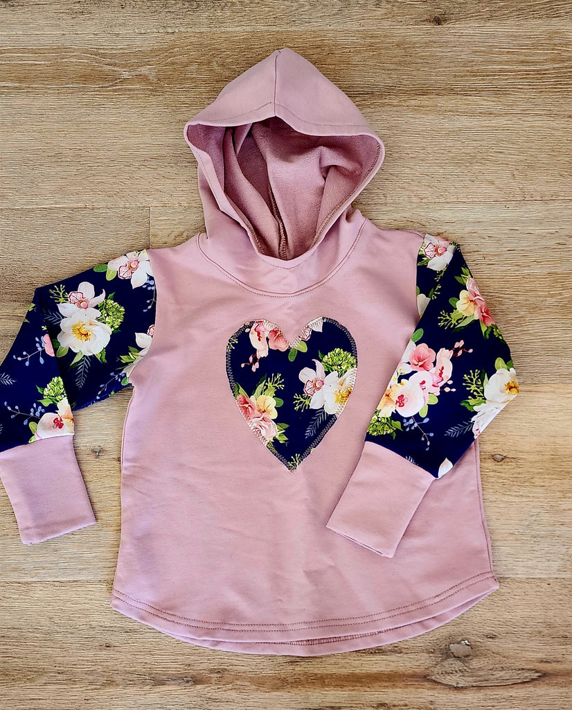 Pink & Purple Heart Hoody