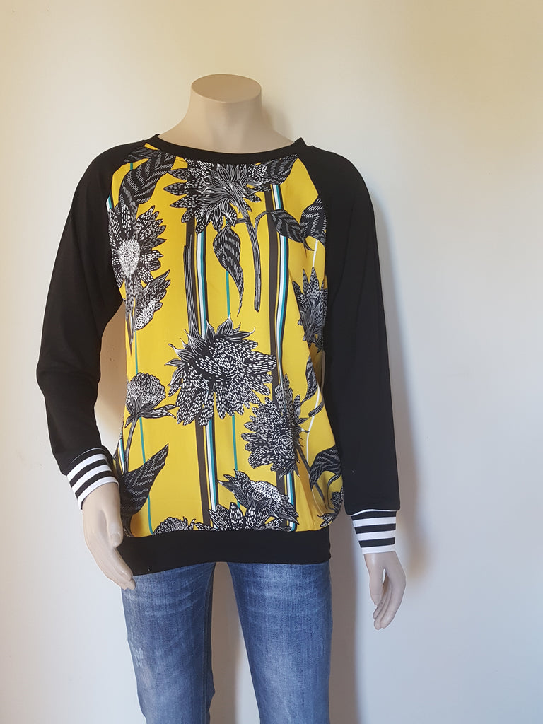 Yellow Floral Top