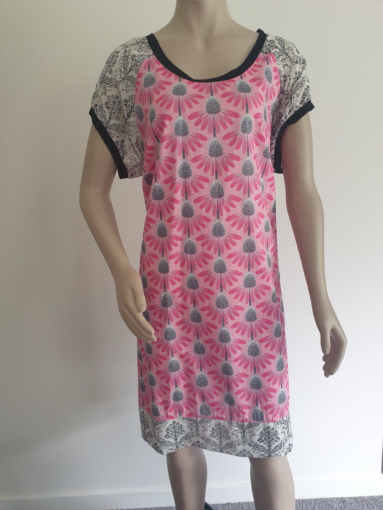 Pink & Black Dress