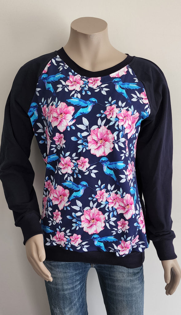 Navy Hummingbird Sweatshirt