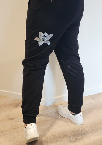 Black Silver Lilly Bee  Pants