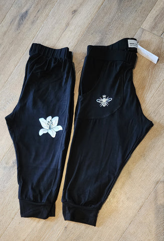 3/4 Black Lilly Bee Pants