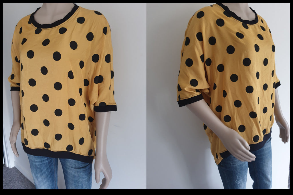 Mustard Spotty Top