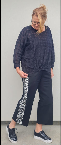 7/8 Black Pants