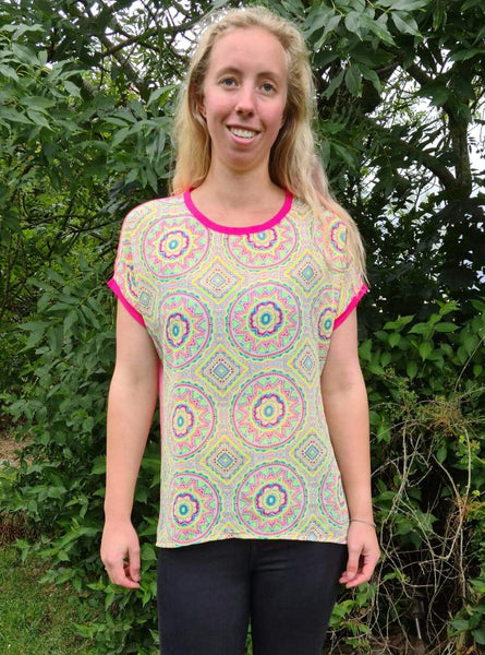 Bright Multi Colour Top