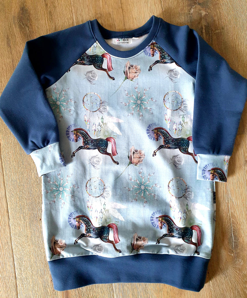 Hobby Horse Sweatshirt Dress