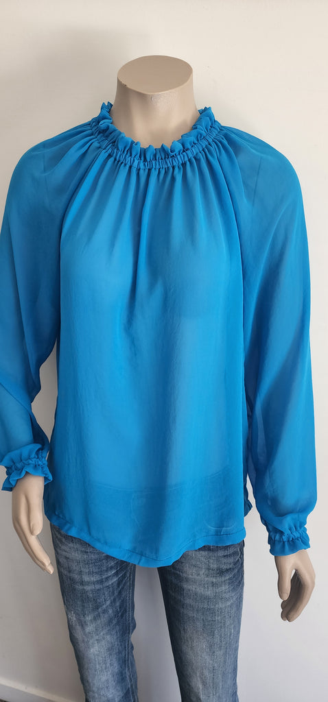 Blue Sheer Tania Top