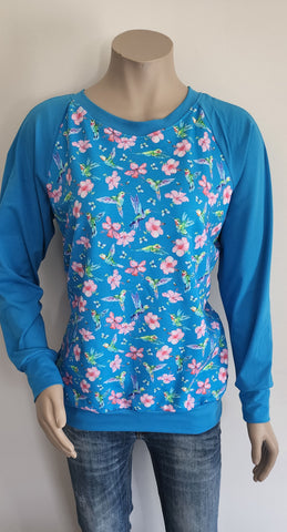 Blue Hummingbird Sweatshirt